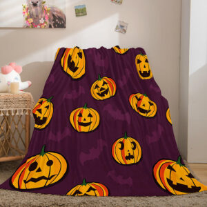 Halloween Pumpkin Blanket 212