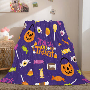 Halloween Pumpkin Blanket 513