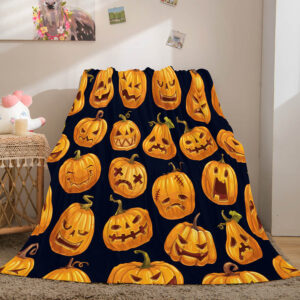 Halloween Pumpkin Blanket 159