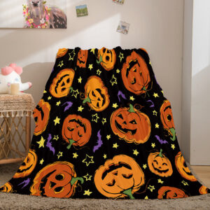 Halloween Pumpkin Blanket 474