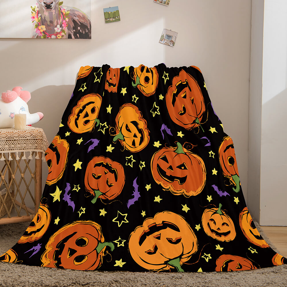 Halloween Pumpkin Blanket 474 Halloween Pumpkin Blanket 474
