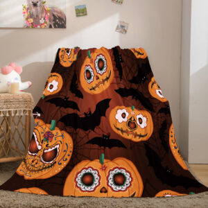 Halloween Pumpkin Blanket 727
