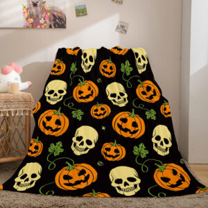 Halloween Pumpkin Blanket 680