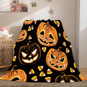 Halloween Pumpkin Blanket 773