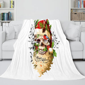 Halloween Skeleton Skull Blanket 977