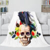 Halloween Skeleton Skull Blanket 325