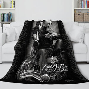 Halloween Skeleton Skull Blanket 794