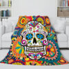 Halloween Skeleton Skull Blanket 789