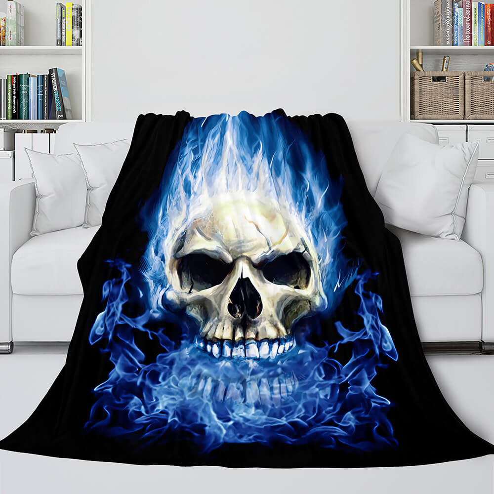 Halloween Skeleton Skull Blanket 619 Halloween Skeleton Skull Blanket 619