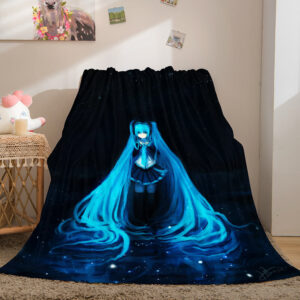 Hatsune Miku Cosplay Blanket 659