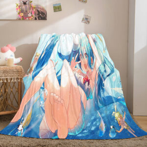 Hatsune Miku Cosplay Blanket 490