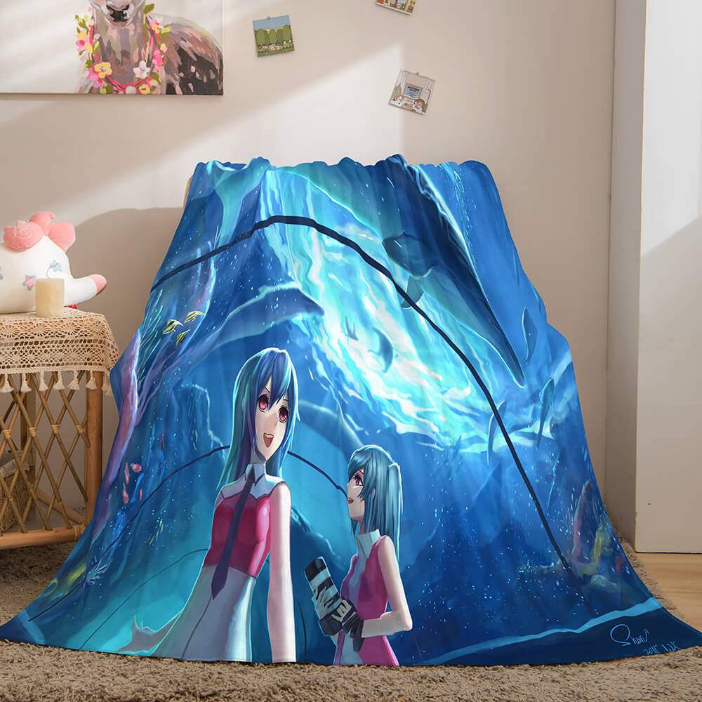 Hatsune Miku Cosplay Blanket 387 Hatsune Miku Cosplay Blanket 387