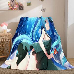 Hatsune Miku Cosplay Blanket 558