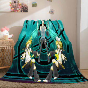 Hatsune Miku Cosplay Blanket 207
