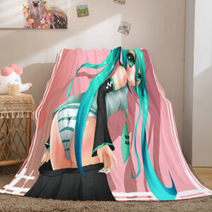Hatsune Miku Cosplay Blanket 423