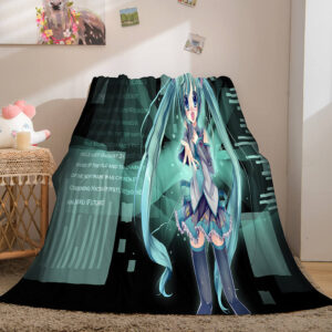 Hatsune Miku Cosplay Blanket 466