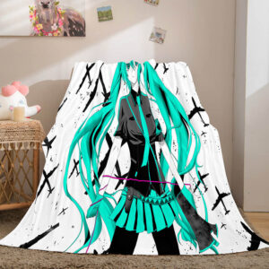 Hatsune Miku Cosplay Blanket 474