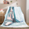 Hatsune Miku Cosplay Blanket 485
