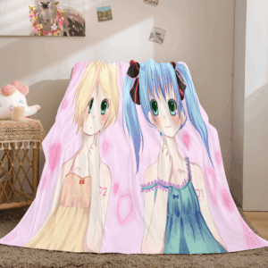 Hatsune Miku Cosplay Soft Blanket 781