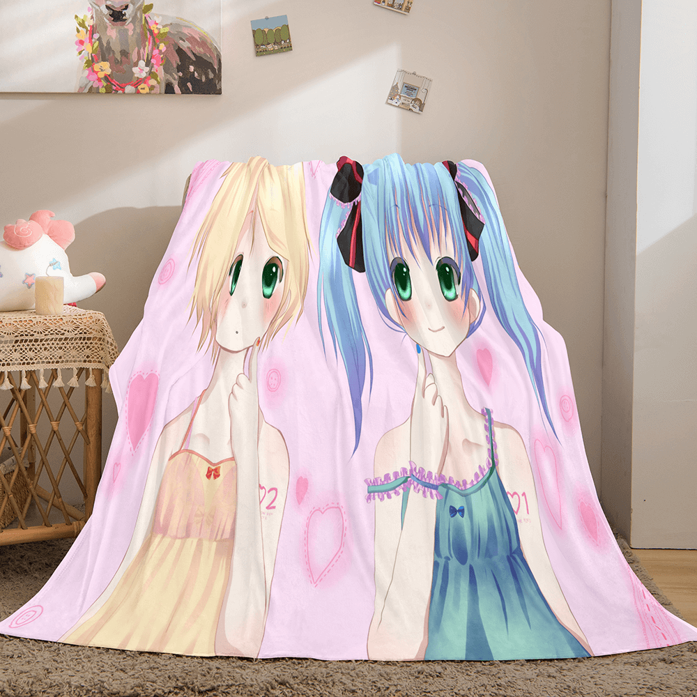 Hatsune Miku Cosplay Soft Blanket 781 Hatsune Miku Cosplay Soft Blanket 781