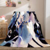 Hatsune Miku Cosplay Soft Blanket 495