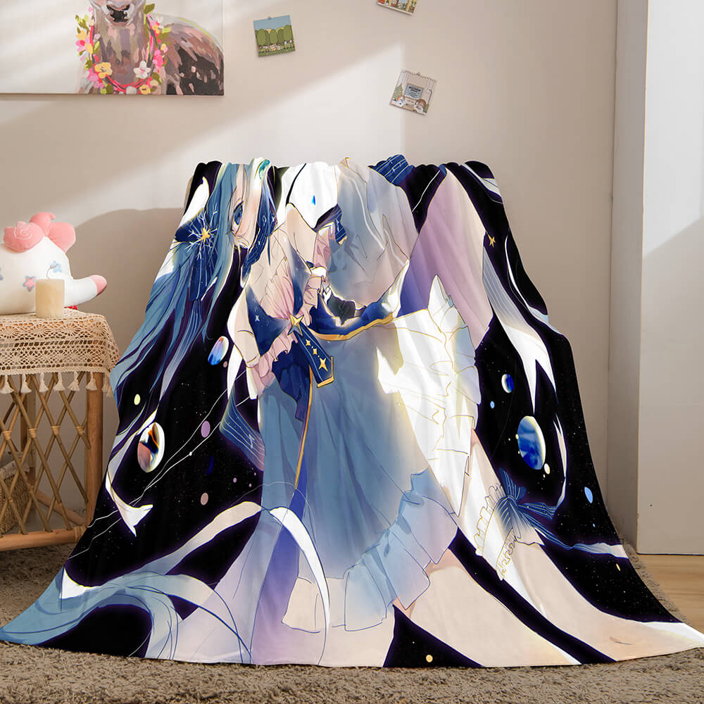Hatsune Miku Cosplay Soft Blanket 495 Hatsune Miku Cosplay Soft Blanket 495