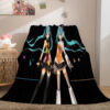 Hatsune Miku Cosplay Soft Blanket 226