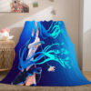Hatsune Miku Cosplay Soft Blanket 735