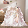 Hatsune Miku Cosplay Soft Blanket 274