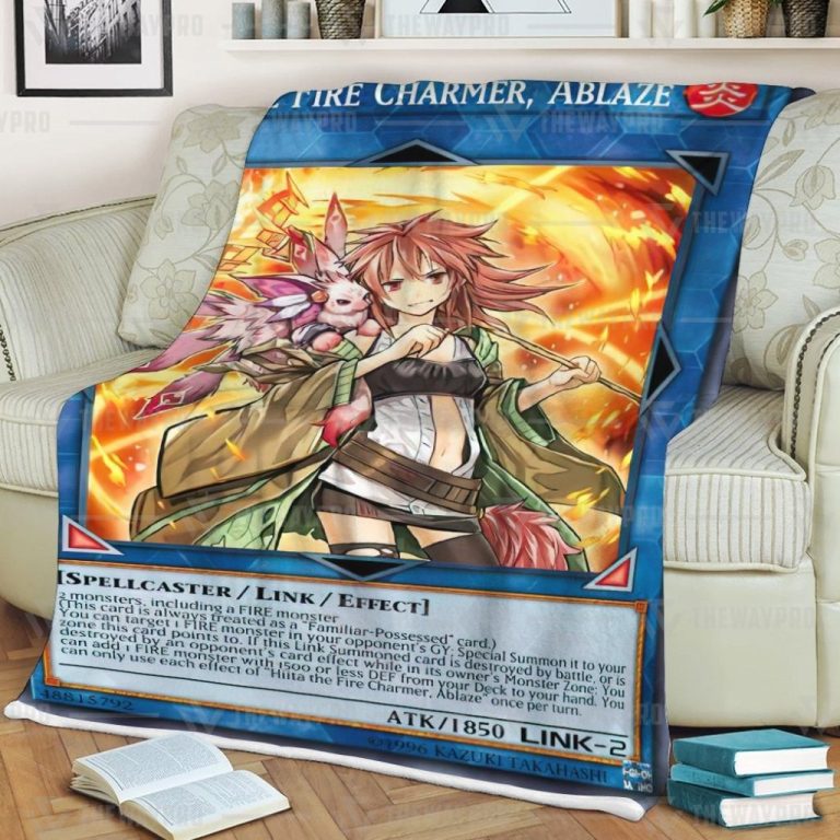 Hiita-The-Fire-Charmer-Ablaze-Yu-Gi-Oh-Blanket-1