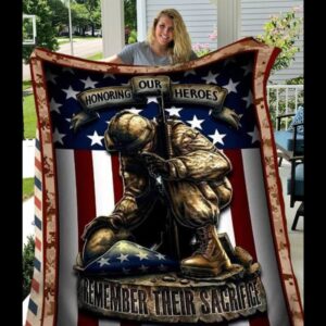 Honoring Our Heroes Remember Their Sacrifice Veterans Day Blanket