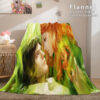 I LOVE You Bed Blanket 645