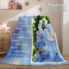 I LOVE You Bed Blanket 643