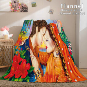 I LOVE You Bed Blanket 168