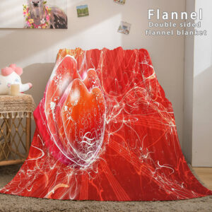 I LOVE You Bed Blanket 470