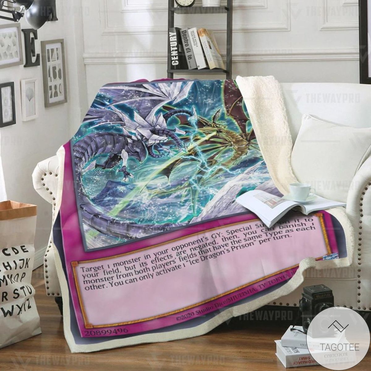 Ice Dragons Prison Custom Blanket Ice Dragons Prison Custom Blanket