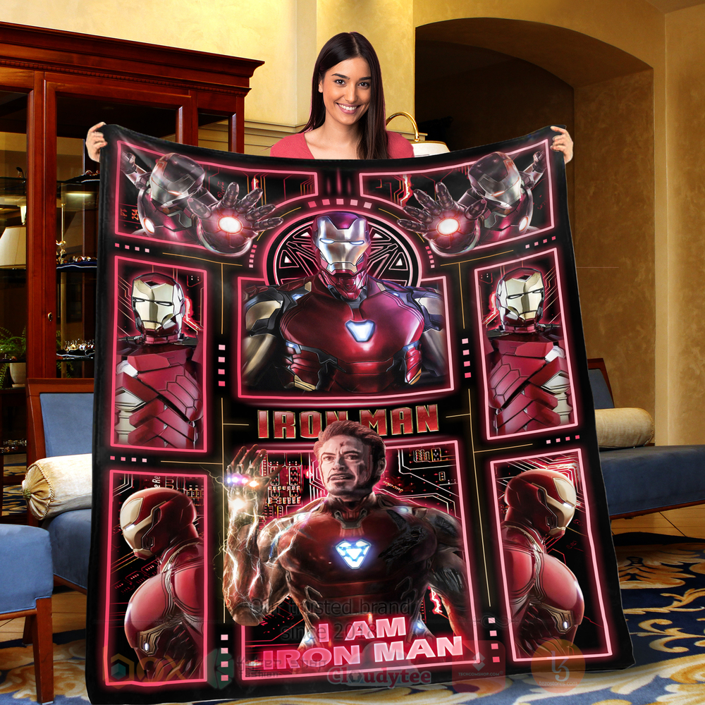 Iron Man I Am Iron Man Blanket Iron Man I Am Iron Man Blanket