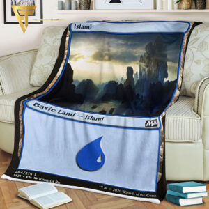 Island Game Magic The Gathering Blanket 2