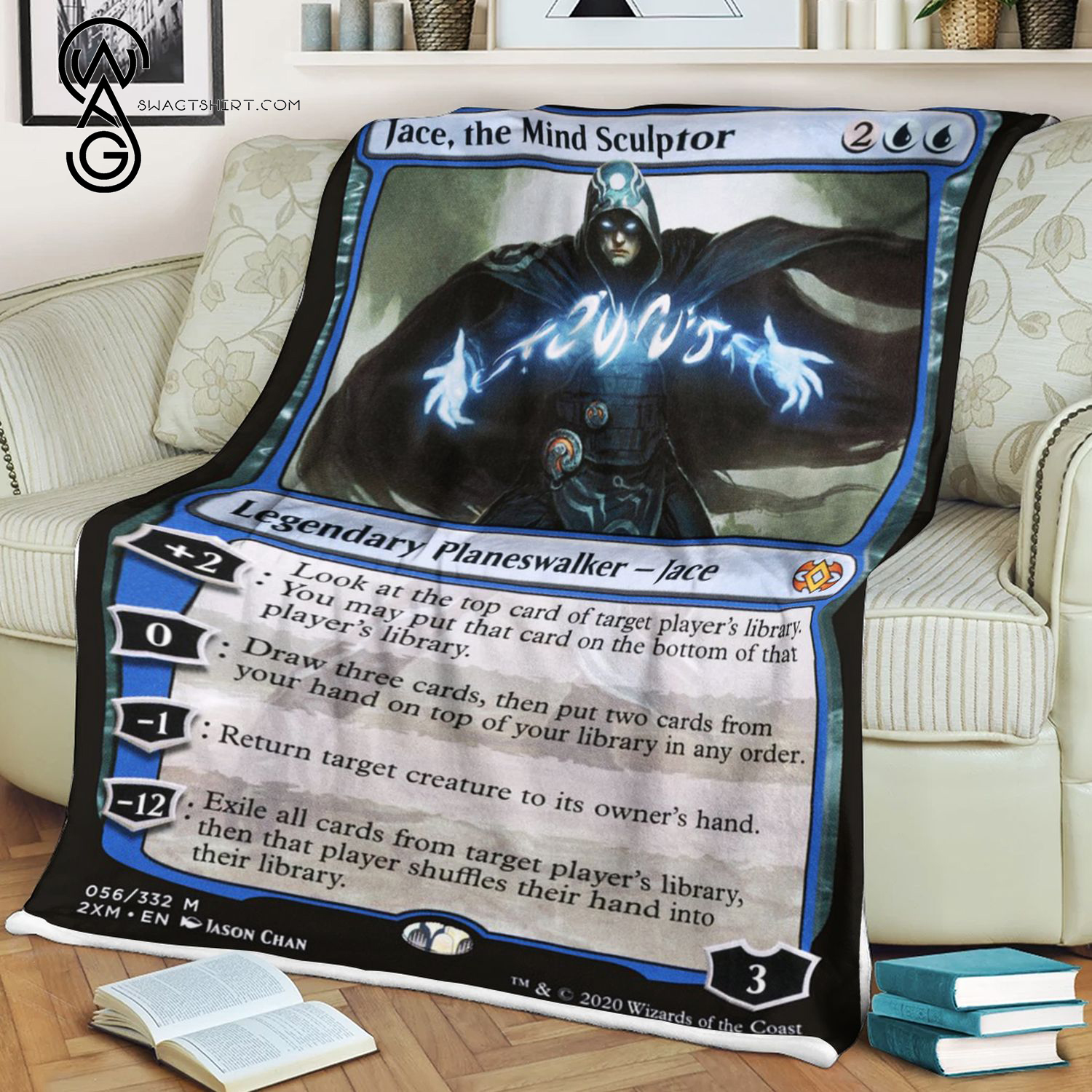 Jace The Mind Sculptor Game Magic The Gathering Blanket Jace The Mind Sculptor Game Magic The Gathering Blanket