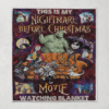 Jack Skellington Sally Oogie Boogie This Is My Nightmare Before Christmas Movie Watching Blanket Quilt 2