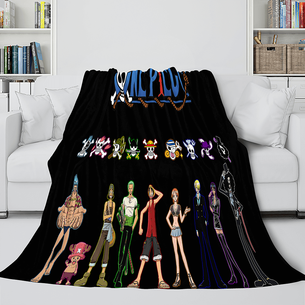 Japanese Cartoon ONE PIECE Throw Blanket 187 Japanese Cartoon ONE PIECE Throw Blanket 187