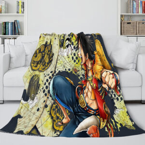 Japanese Cartoon ONE PIECE Throw Blanket 564