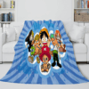 Japanese Cartoon ONE PIECE Throw Blanket 129