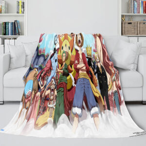 Japanese Cartoon ONE PIECE Throw Blanket 306