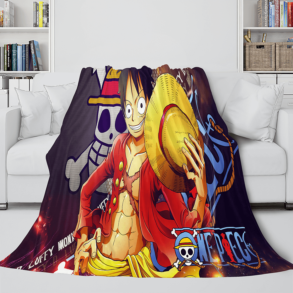 Japanese Cartoon ONE PIECE Throw Blanket 618 Japanese Cartoon ONE PIECE Throw Blanket 618