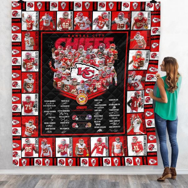 Kansas City Chiefs Quilt Blanket Kansas City Chiefs Quilt Blanket