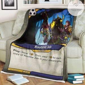 Kf Routine Job Fleece Blanket