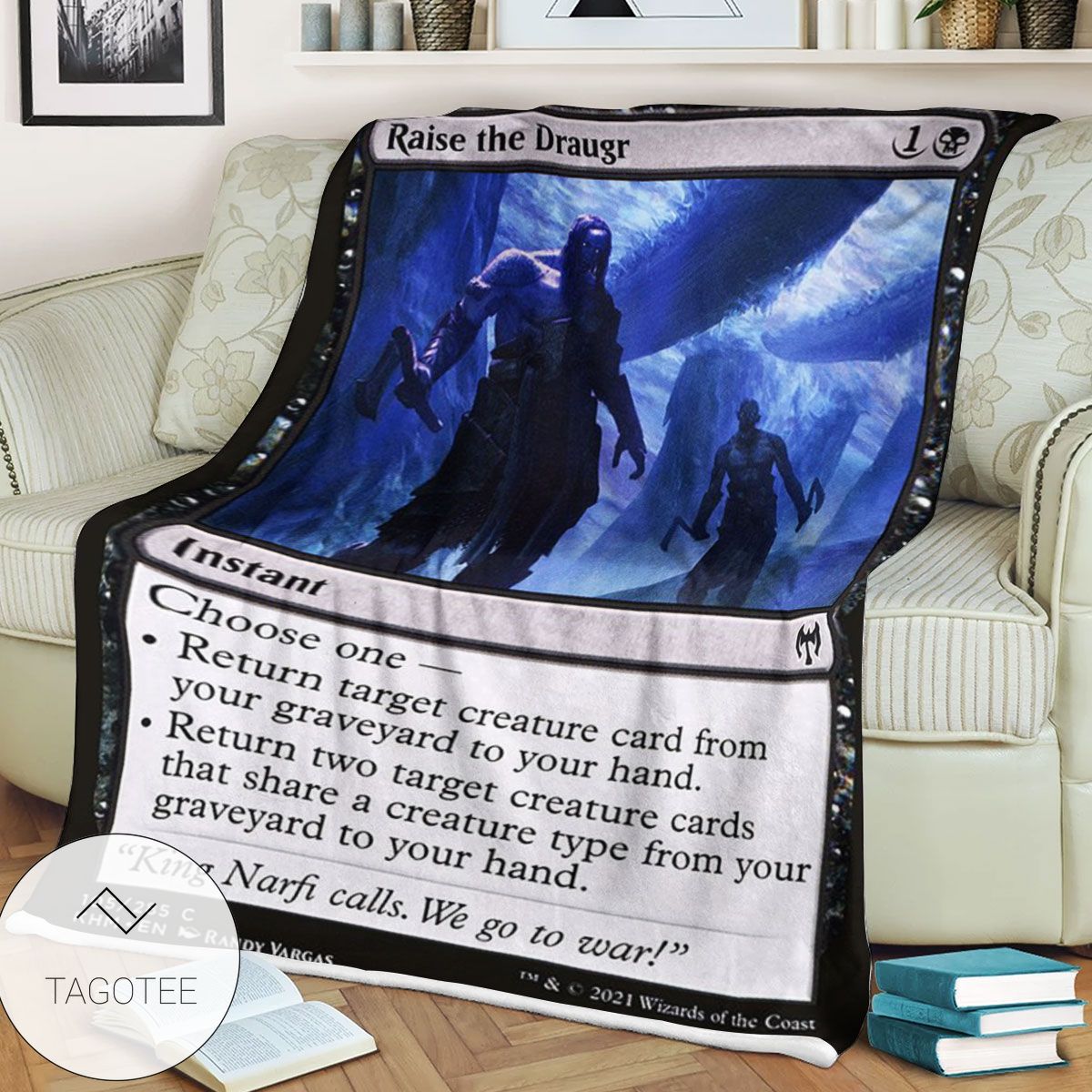 Khm 105 Raise The Draugr Mtg Game Magic The Gathering Blanket Khm 105 Raise The Draugr Mtg Game Magic The Gathering Blanket
