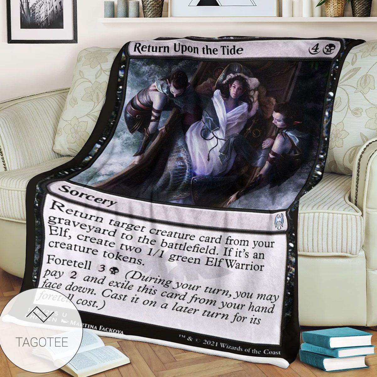 Khm 106 Return Upon The Tide Mtg Game Magic The Gathering Blanket Khm 106 Return Upon The Tide Mtg Game Magic The Gathering Blanket