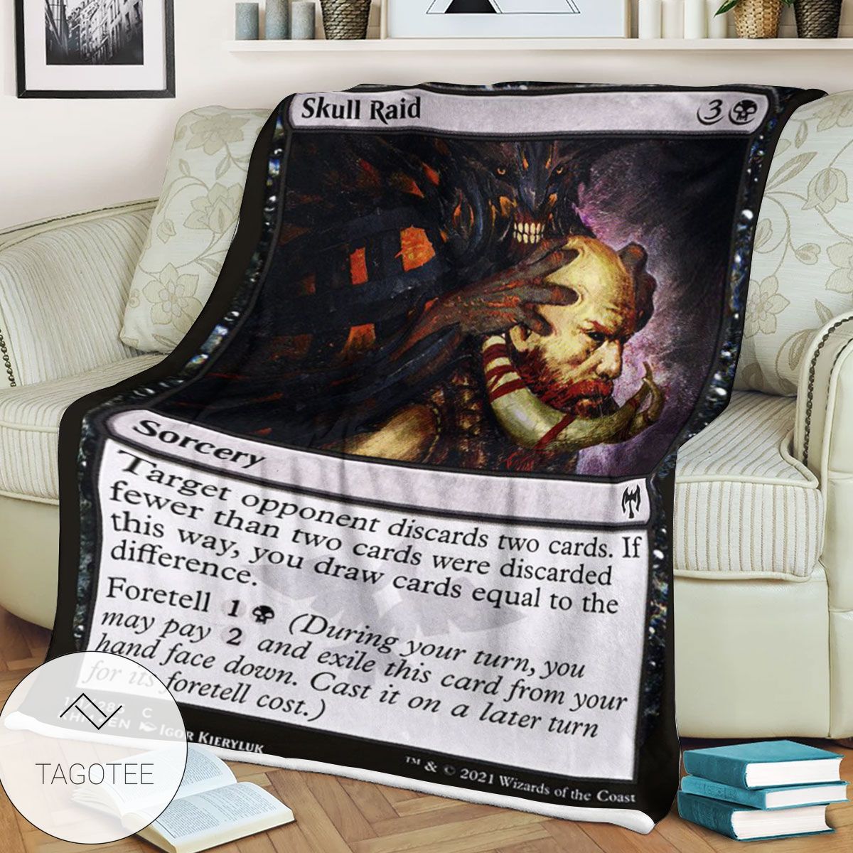 Khm 111 Skull Raid Mtg Game Magic The Gathering Blanket Khm 111 Skull Raid Mtg Game Magic The Gathering Blanket